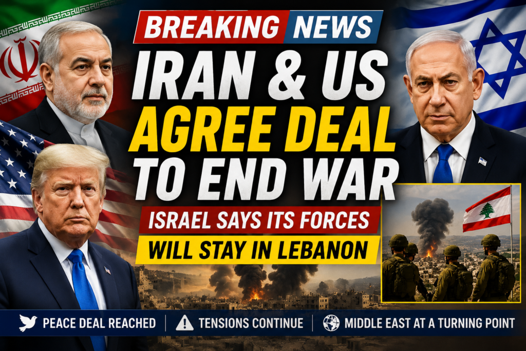 Iran and Usa to end war