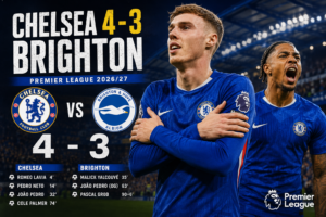 Chelsea 4-3 Brighton